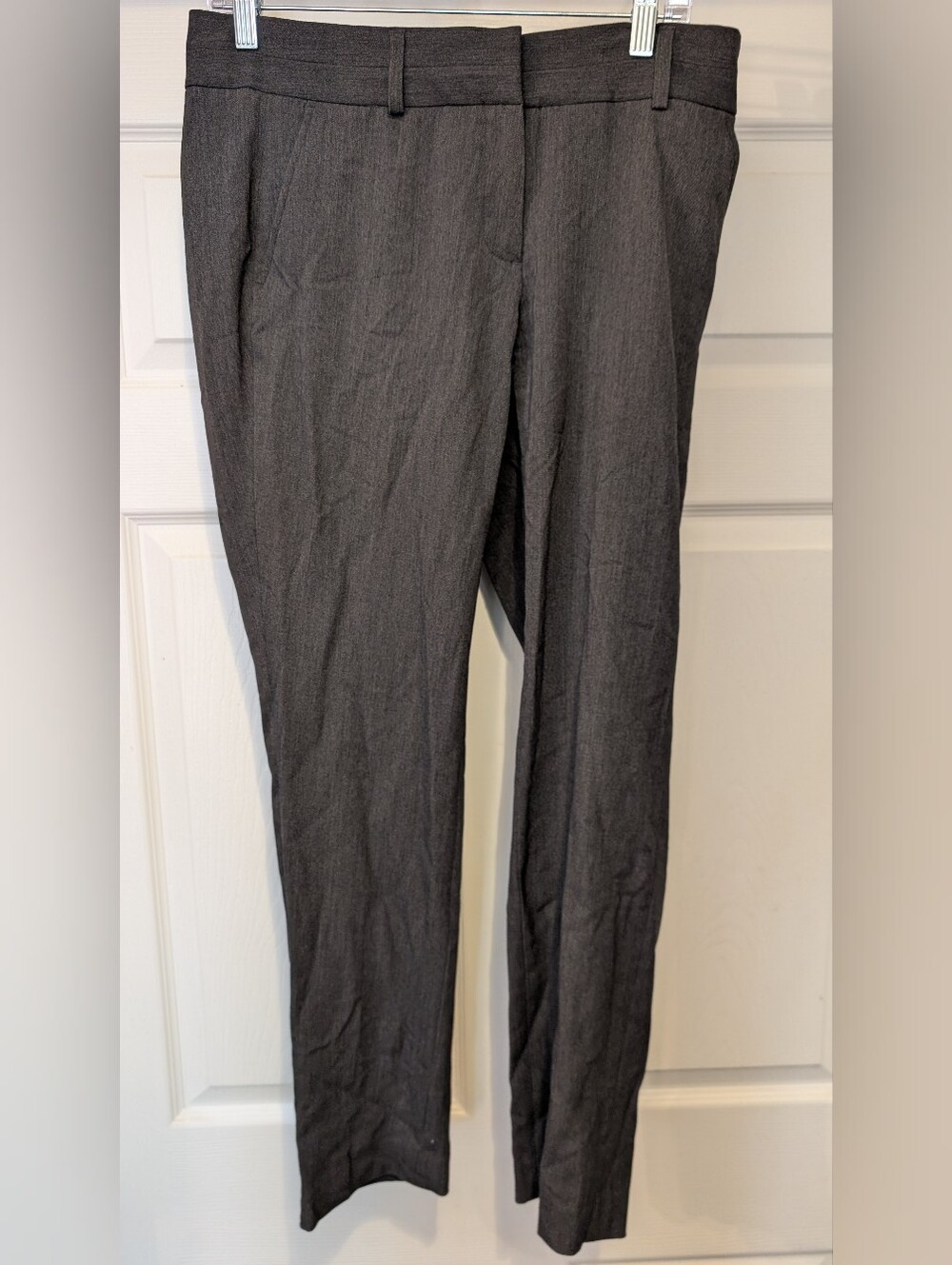 Michael Kors Gray Career Dress Pants Trousers Flat Front Stretch Size 6